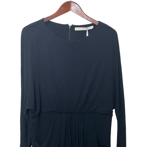 Marie Oliver New Layla Black Dress Women’s Size Medium Dolman Sleeve Pockets - Picture 4 of 13